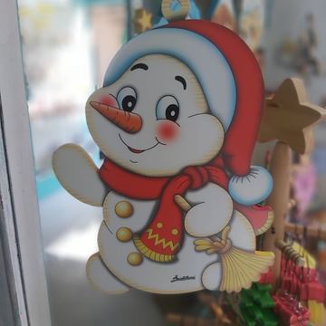 Picture of SNOWMAN DOOR DECORATION